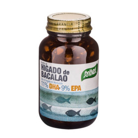 Óleo de fígado de bacalhau 120 Pérolas Santiveri