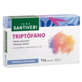 Triptofano 30 Cápsulas Santiveri
