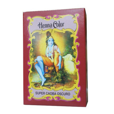 Pó de Henna Super Dark Mahogany Radhe Shyam