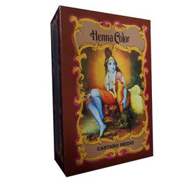 Henna em pó castanho médio Radhe Shyam