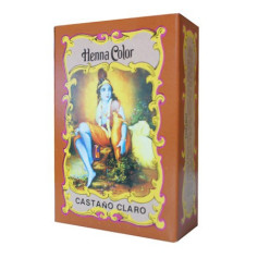 Henna em pó castanho claro Radhe Shyam