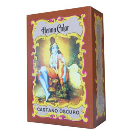 Henna em pó marrom escuro Radhe Shyam