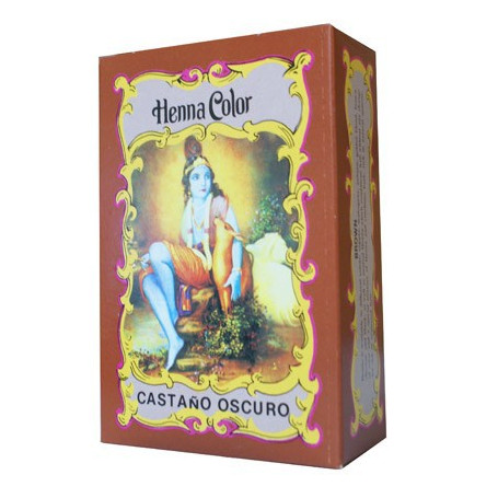 Henna em pó marrom escuro Radhe Shyam