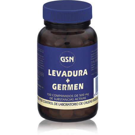 Levedura com Germe de Trigo 150 Tabletes GSN