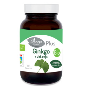 Ginkgo + Red Vine BIO 90 cápsulas El Granero