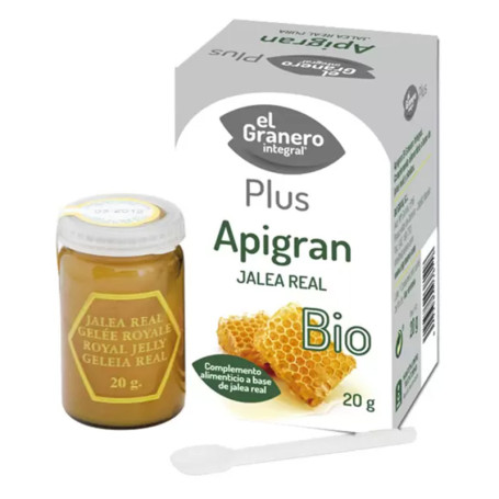 Apigran Geleia Real Orgânica 20Gr. O celeiro