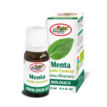 Óleo Essencial de Menta Orgânico 12Ml. O celeiro