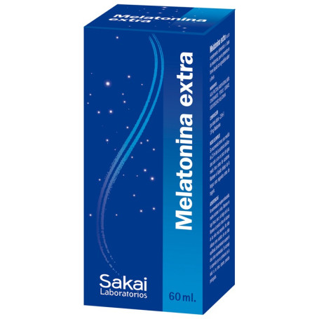 Gotas extras de melatonina 60ml. Sakai