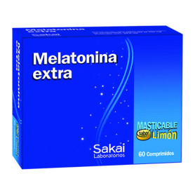 Sakai Extra Melatonina 60 Comprimidos Mastigáveis