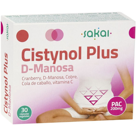Cistynol Mannose Plus 30 Cápsulas Vegetais Sakai