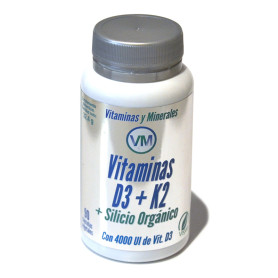 Vitamina D3 + K2 + Silicone Orgânico 90 Cápsulas Ynsadiet