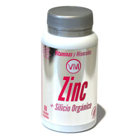 Zinco + Silicone Orgânico 60 Cápsulas Vegetais Ynsadiet
