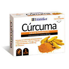 Cúrcuma 30 cápsulas vegetais