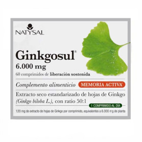 Ginkgosul 6.000Mg. 60 comprimidos Natysal