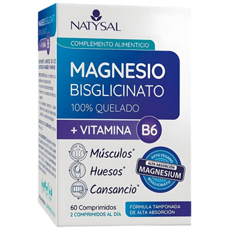 Magnésio + B6 60 cápsulas naturais