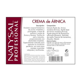 Creme de Arnica 1Kg. Natysal
