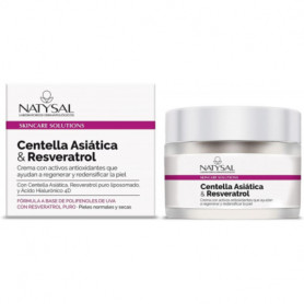 Creme Facial Centella Asiatica e Resveratrol 50Ml Natysal