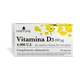 Vitamina D3 4000Ui 30 Cápsulas Natysal