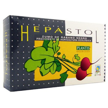 Suco de rabanete preto Hepastol 20 Ampolas Plantis