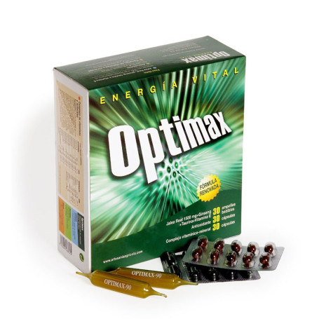 Optimax 90 cápsulas de artesanato agrícola