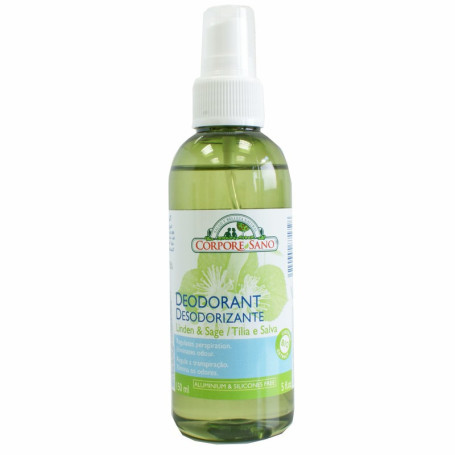 Desodorizante Tilo e Salvia 150ml. Corpore Sano