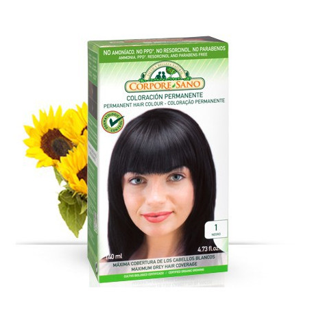 Dye 1 Black 140Ml. Corpore Sano