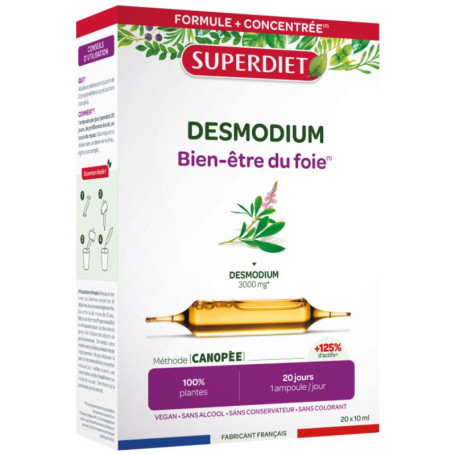 Desmodium 20 Ampolas Superdiet
