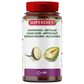 Superdiet Orgânico Rabanete Preto e Alcachofra 80 Comprimidos