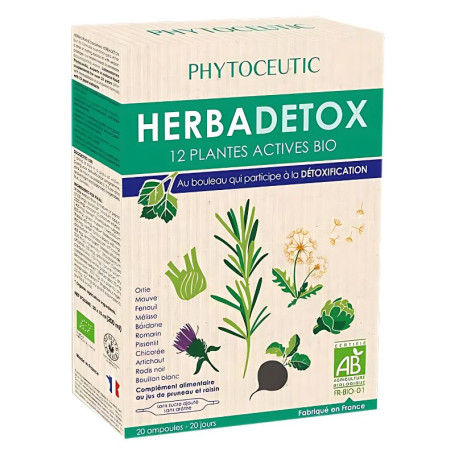 Herbadetox Bio 20 Ampolas Institut Phytoceutic