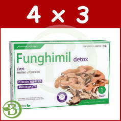 Pack 4x3 Funghimil Detox 20 Ampollas Dietmed