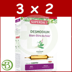 Pacote 3x2 Desmodium 20 Ampolas Superdiet