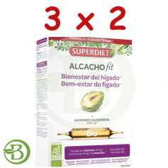 Pacote 3x2 Alcachofit Bio 20 Ampolas Superdiet