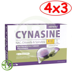 Pack 4x3 Cynasine Hepafat 30 Ampollas Dietmed