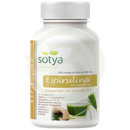 Spirulina 100 Comprimidos 400Mg. Sotya