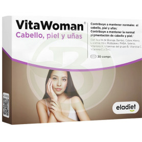 Vitawoman Cabelo, Pele, Unhas 30 Comprimidos Eladiet