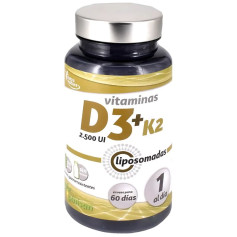 D3 + K2 Lipossomado 2.500Ui 60 Cápsulas Pinisan