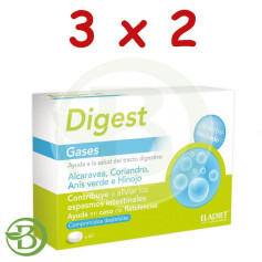 Pacote 3x2 Gases Digeridos 60 Comprimidos Eladiet