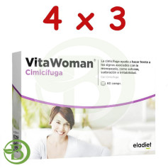 Pacote 4x3 Vitawoman Cimicifuga 60 Comprimidos Eladiet