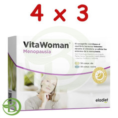 Pacote 4x3 Vita Mulher Menopausa 60 Comprimidos Eladiet