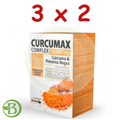 Pack 3x2 Curcumax Complex 30 cápsulas com dieta