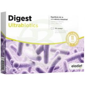 Digest Ultrabiotic 30 Tablets Eladiet
