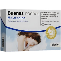 Boa Noite Melatonina 30 Comprimidos Eladiet