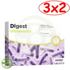 Pacote 3x2 Digest Ultrabiótico 30 Comprimidos Eladiet