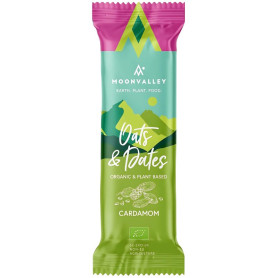 Barra de Aveia Orgânica, Tâmara e Cardamomo Moonvalley 50g