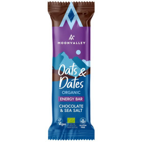 Barra de Aveia Orgânica Moonvalley, Tâmara e Sal Marinho 50g