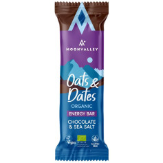 Barra de Aveia Orgânica Moonvalley, Tâmara e Sal Marinho 50g