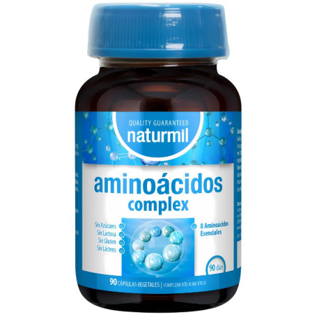 Complexo de Aminoácidos 90 Cápsulas Vegetais Naturmil