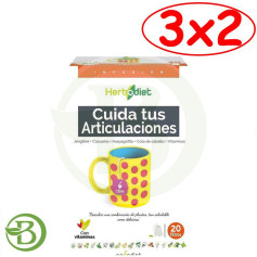 Pack 3x2 Herbodiet Cuida Tus Articulaciones 20 Filtros Nova Diet