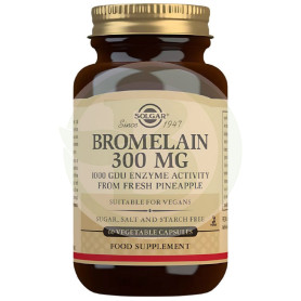 Bromelaína 300mg 60 Cápsulas Solgar