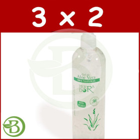 Pack 3x2 Gel Aloe Vera 100% Natural 500Ml. Derbos